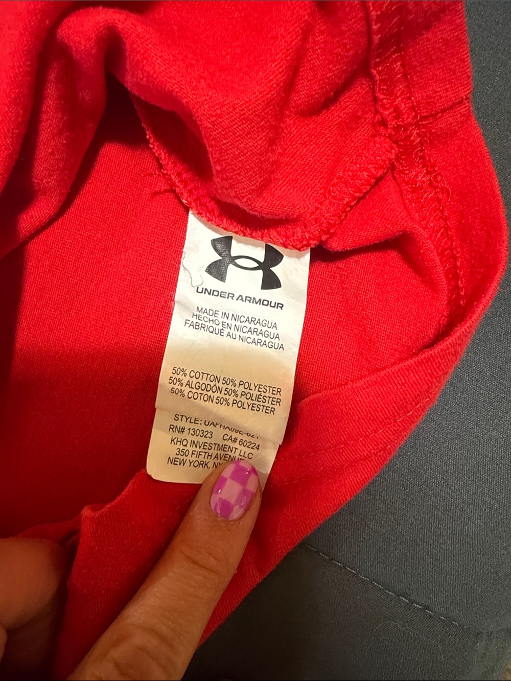 Under Armour Red & Blue Long Sleeve Active Tees - Boys - Picture 5 of 9